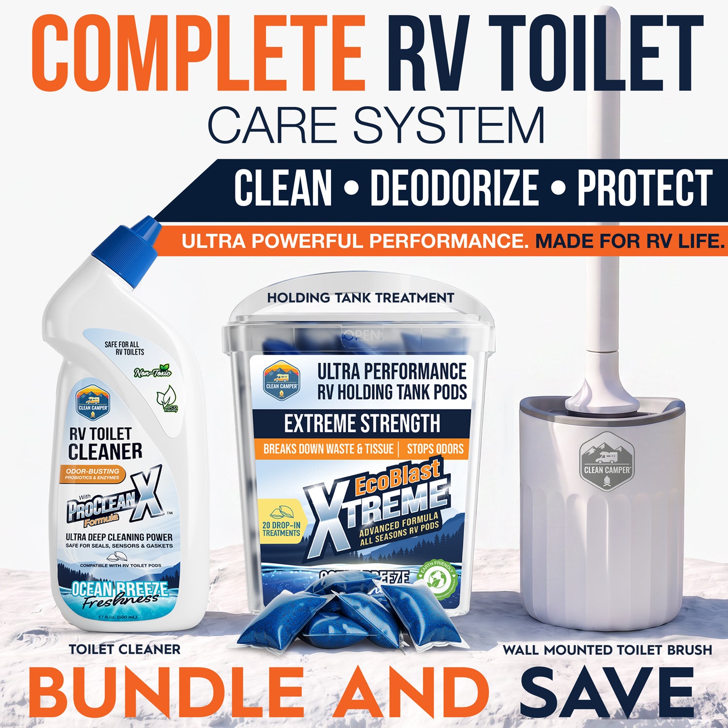 Complete RV Toilet Care System Bundle