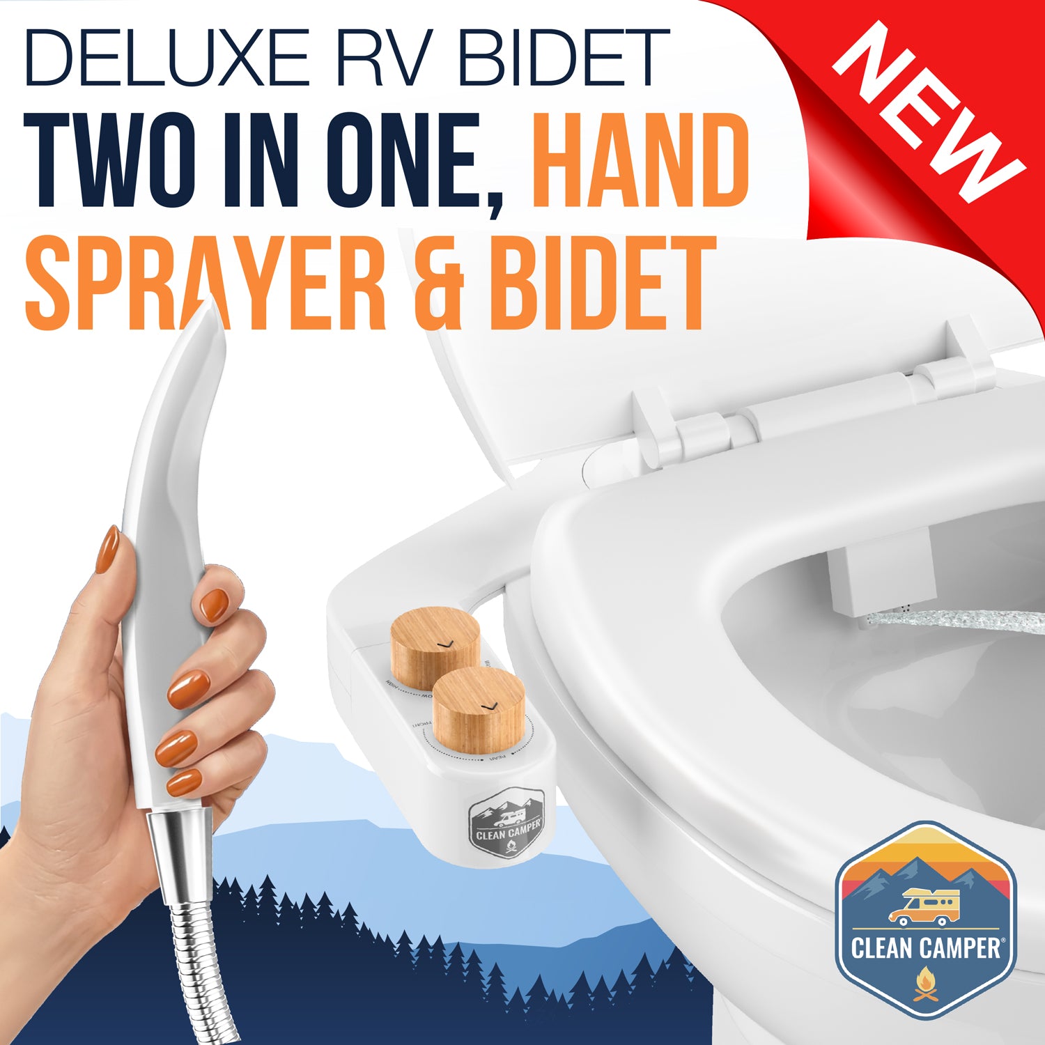 RV BIDET & HAND SPRAYER COMBO PACKAGE
