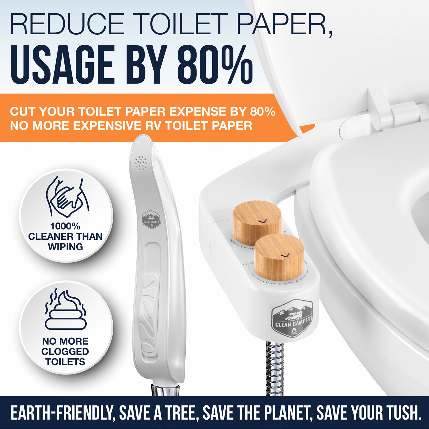 RV BIDET & HAND SPRAYER COMBO PACKAGE