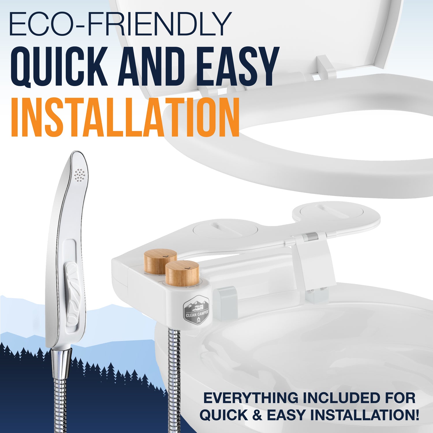 RV BIDET & HAND SPRAYER COMBO PACKAGE