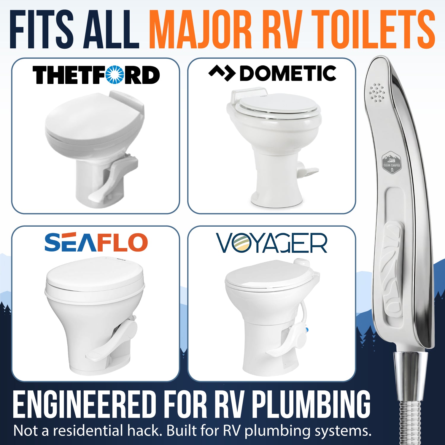 Clean Camper RV Handheld Bidet Sprayer