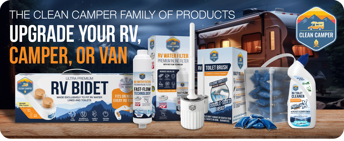 Custom RV Bidet for Thetford V, VI & SeaFlo RV Toilets