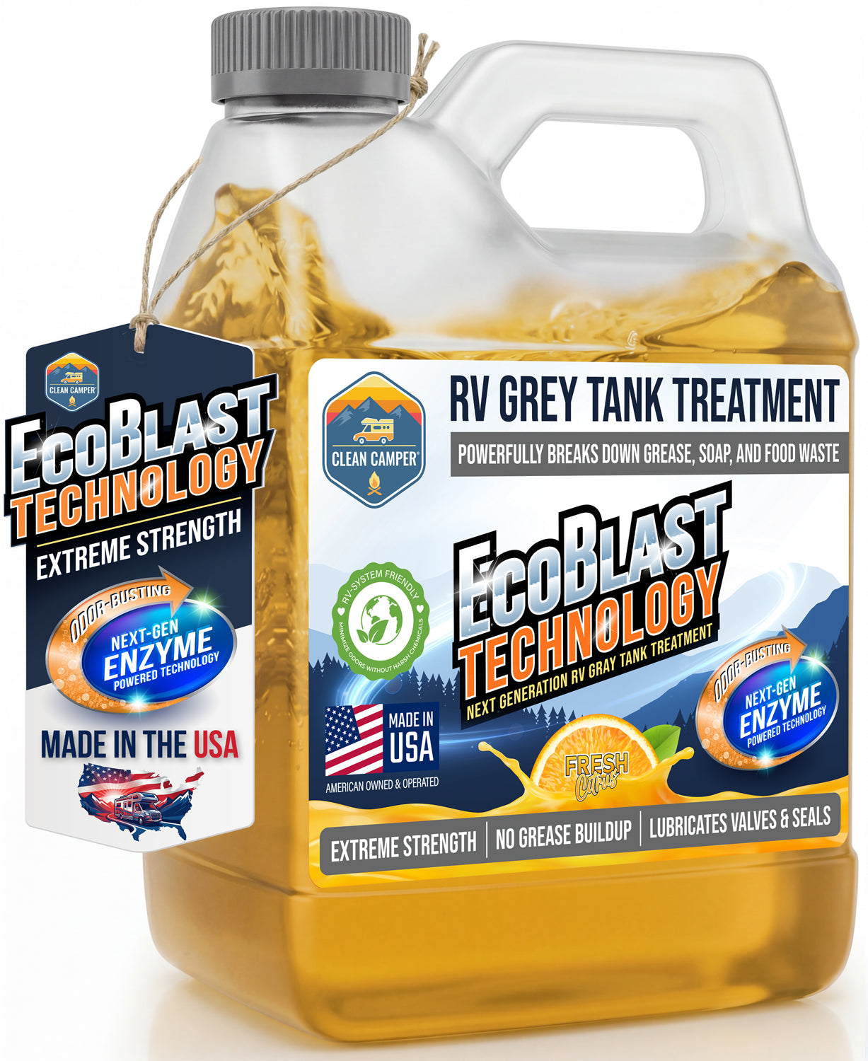 Clean Camper Extreme Strength RV Grey Tank Treatment