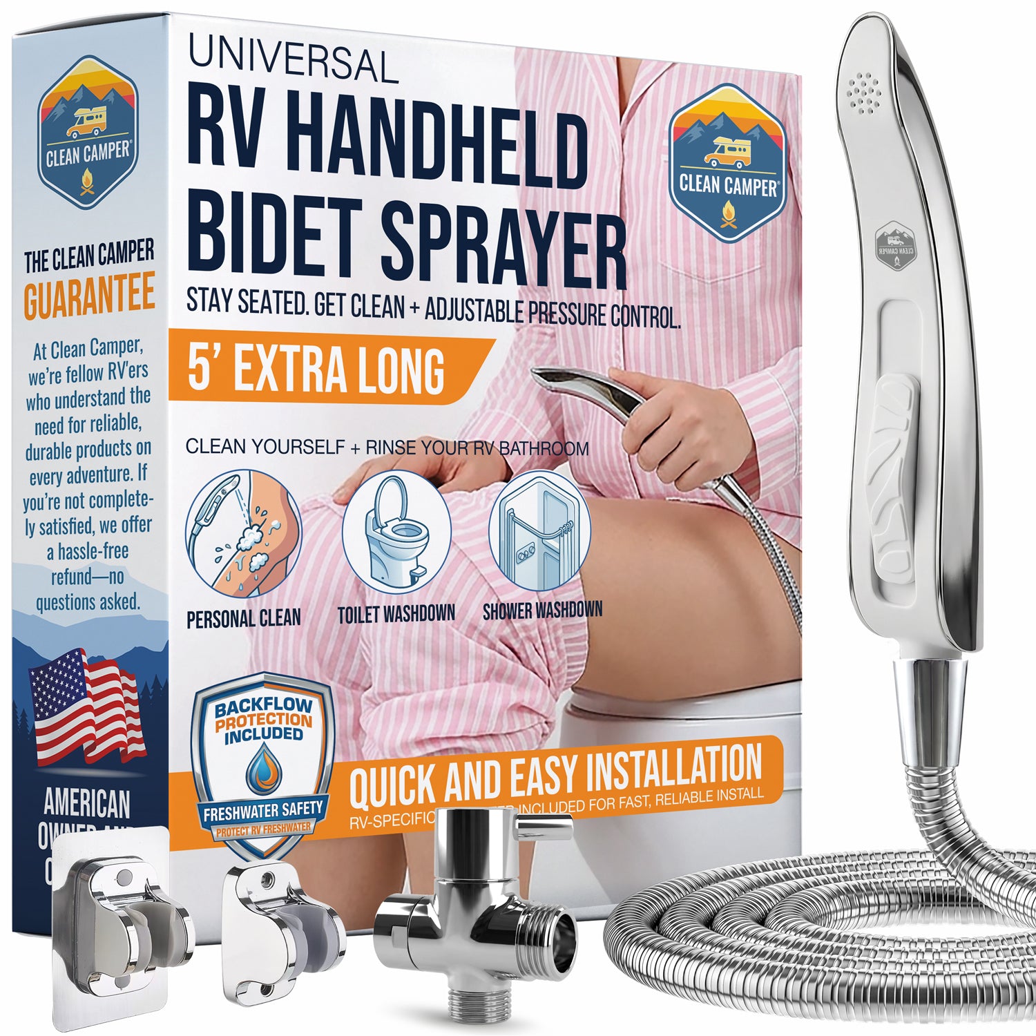 Clean Camper RV Handheld Bidet Sprayer