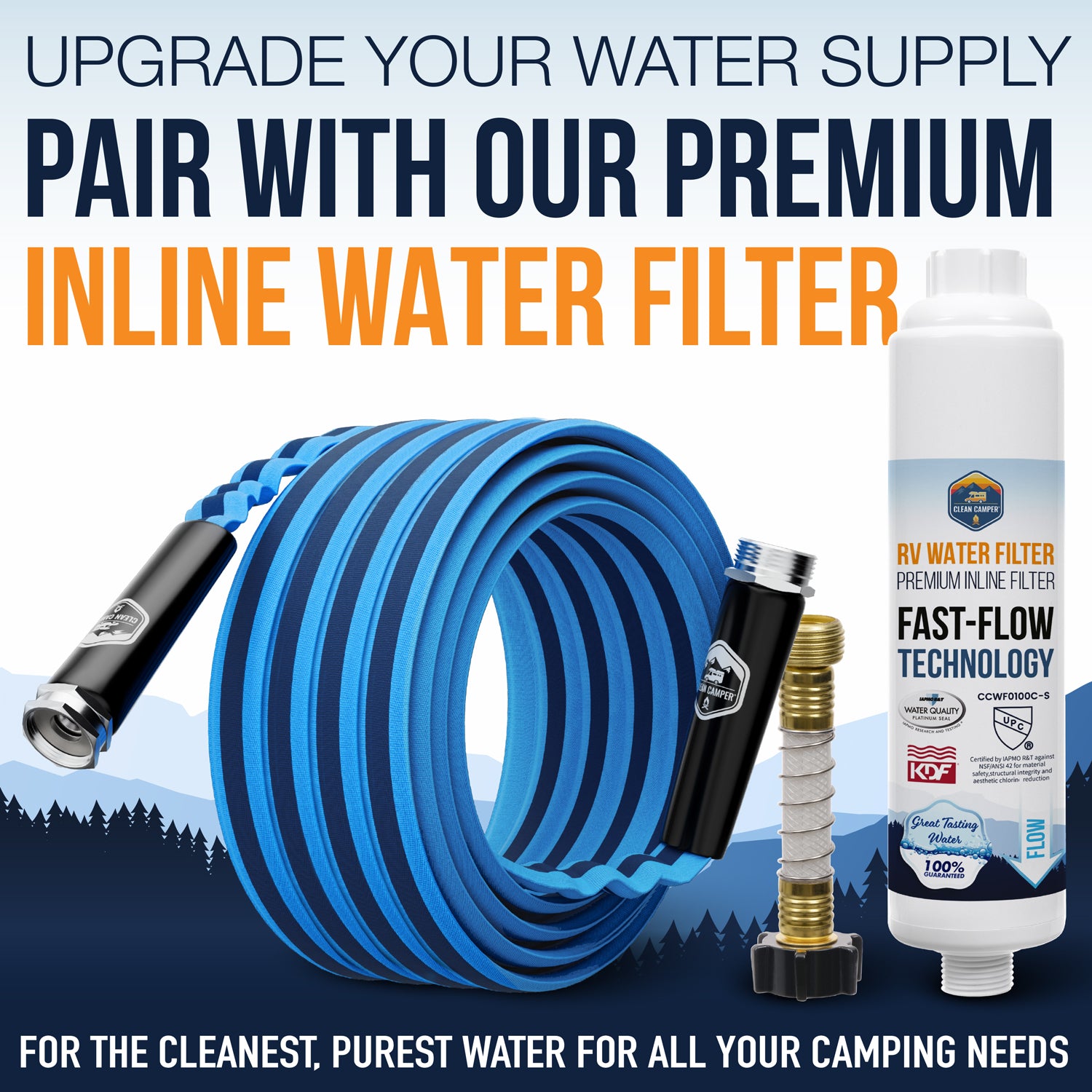Clean Camper RV Flexible Drinking Water Hose